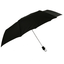 Large size 27inch aluminum shaft 3 fold golf umbrella with logo designs